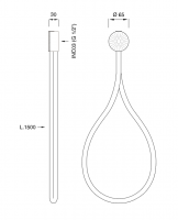 Ручной душ Cea Design FRE200 схема 2 Ручной душ Cea Design FRE200 схема 2