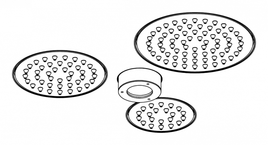 Изображение Верхний душ Cea Design FRE219 комплект