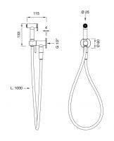 Гигиенический душ Cea Design FRE282 схема 2