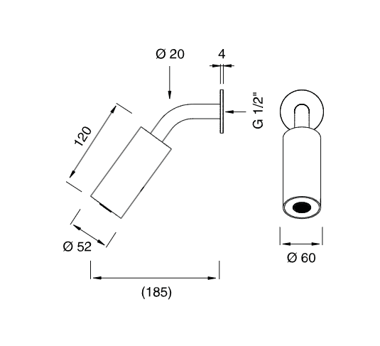Верхний душ Cea Design FRE232 схема 2