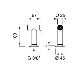 Гигиенический душ Cea Design FRE280 ФОТО
