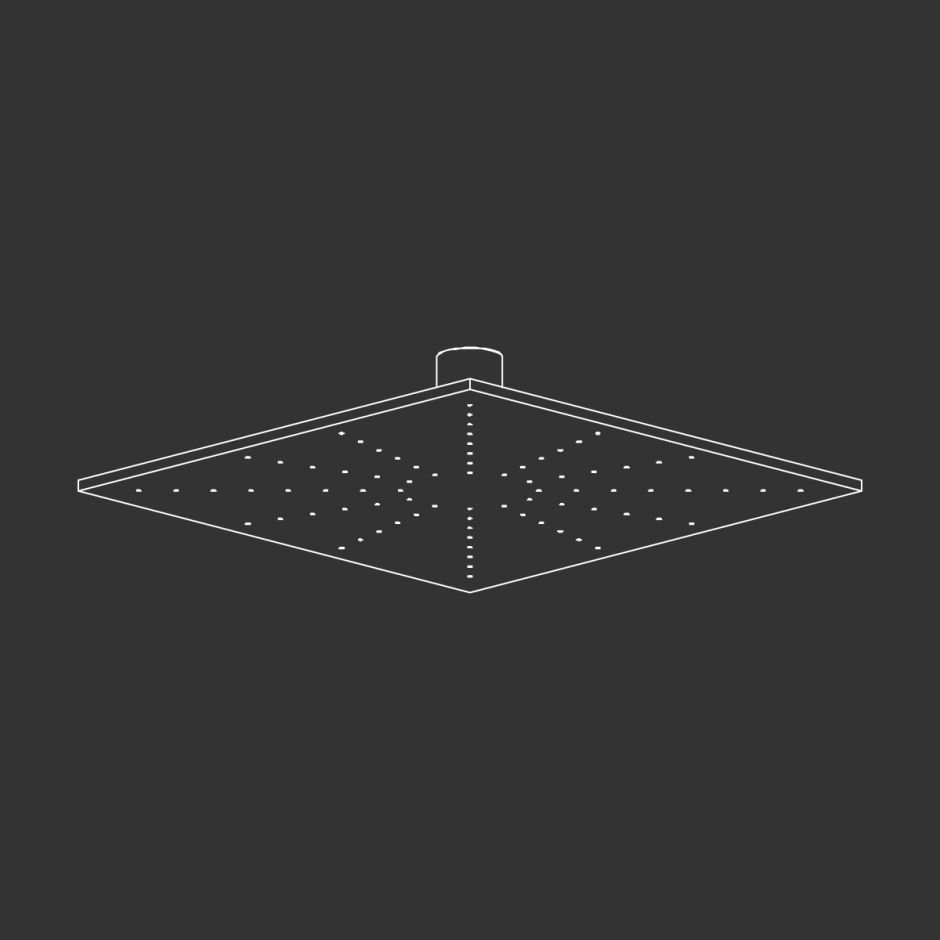 Верхний душ Cea Design FRE284 20х20 см