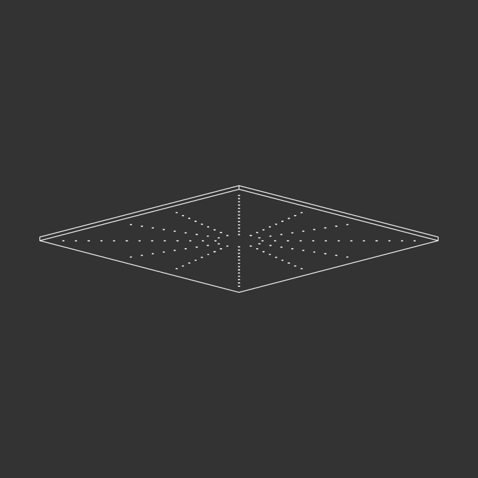 Верхний душ Cea Design FRE285 30х30 см