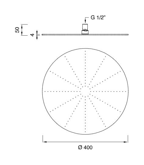 Верхний душ Cea Design FRE289 40 см ФОТО