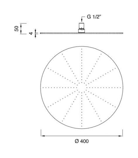 Верхний душ Cea Design FRE289 40 см схема 2