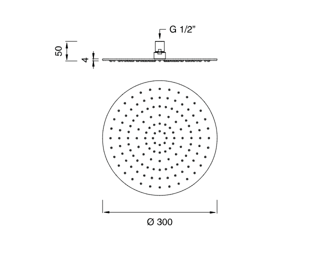 Верхний душ Cea Design FRE35 30 см ФОТО