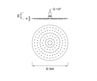 Верхний душ Cea Design FRE35 30 см схема 2