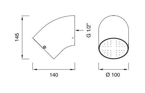 Верхний душ Cea Design FRE41 10 см ФОТО