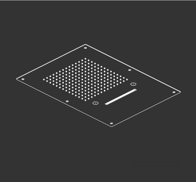 Верхний душ Cea Design Acquachiara с режимами Rain/Mist/Waterfall AQC 38