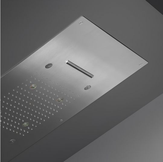 Прямоугольный верхний душ Cea Design Acquachiara с режимами Rain/Mist/Waterfall, подсветкой и хромотерапией AQC 39 схема 2