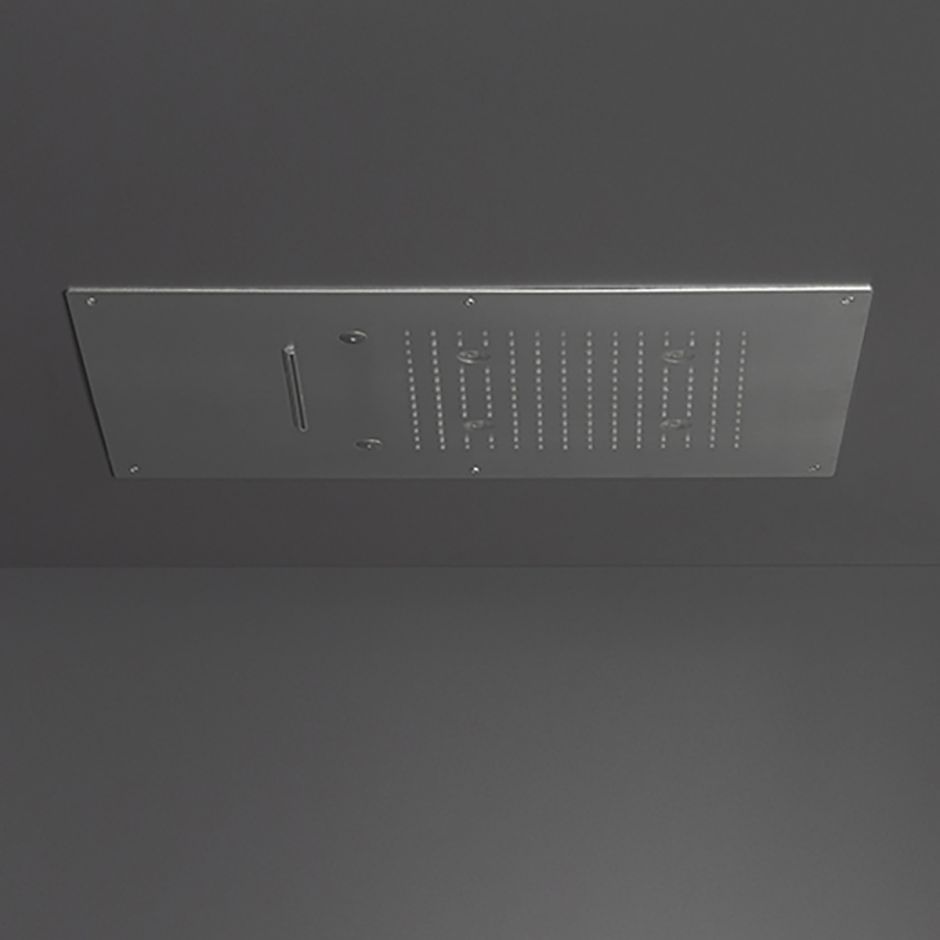 Изображение Прямоугольный верхний душ Cea Design Acquachiara с режимами Rain/Mist/Waterfall, подсветкой, хромотерапией AQC 56