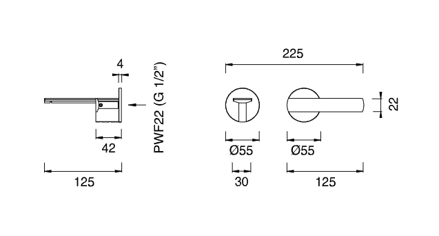 Настенный смеситель Cea Design Ayla AYL 01 ФОТО
