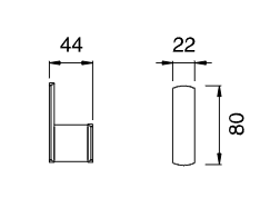 Крючок одинарный Cea Design Ayla AYL 100 ФОТО