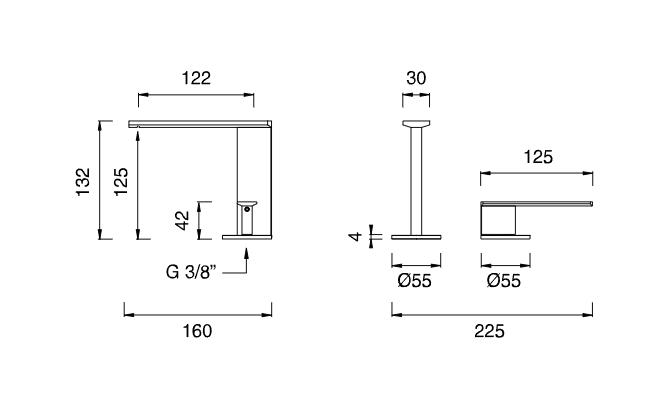 Смеситель для раковины Cea Design Ayla AYL 10 ФОТО