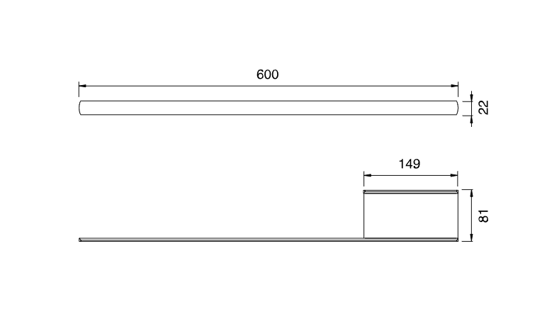 Полотенцедержатель Cea Design Ayla AYL 110 с полкой ФОТО