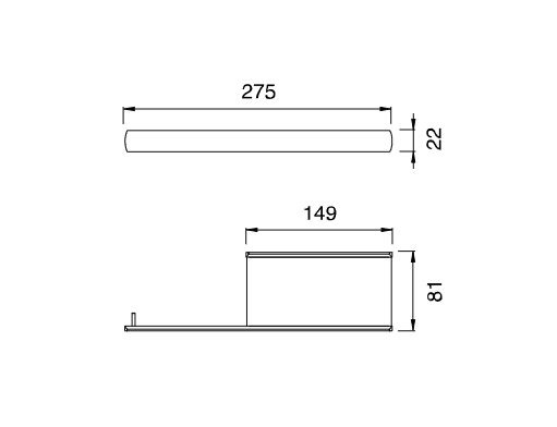 Держатель для туалетной бумаги Cea Design Ayla AYL 116 металлический, с полкой ФОТО