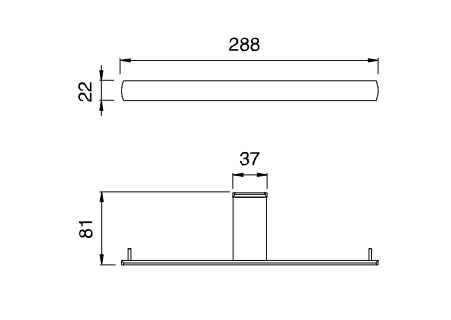 Двойной держатель для туалетной бумаги Cea Design Ayla AYL 117 схема 2