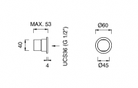 Смеситель Cea Design Ayla AYL 60 термостатический схема 2