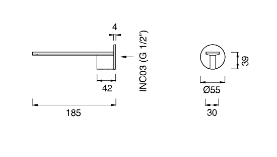 Настенный излив Cea Design Ayla AYL 87 ФОТО