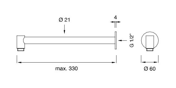 Настенный держатель для душа Cea Design BRA 07 ФОТО