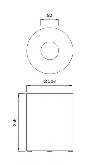 Ведро для мусора Cea Design BSK 03 схема 2 Ведро для мусора Cea Design BSK 03 схема 2