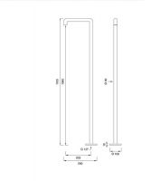 Напольный излив Cea Design Cartesio CAR 20 схема 2 Напольный излив Cea Design Cartesio CAR 20 схема 2