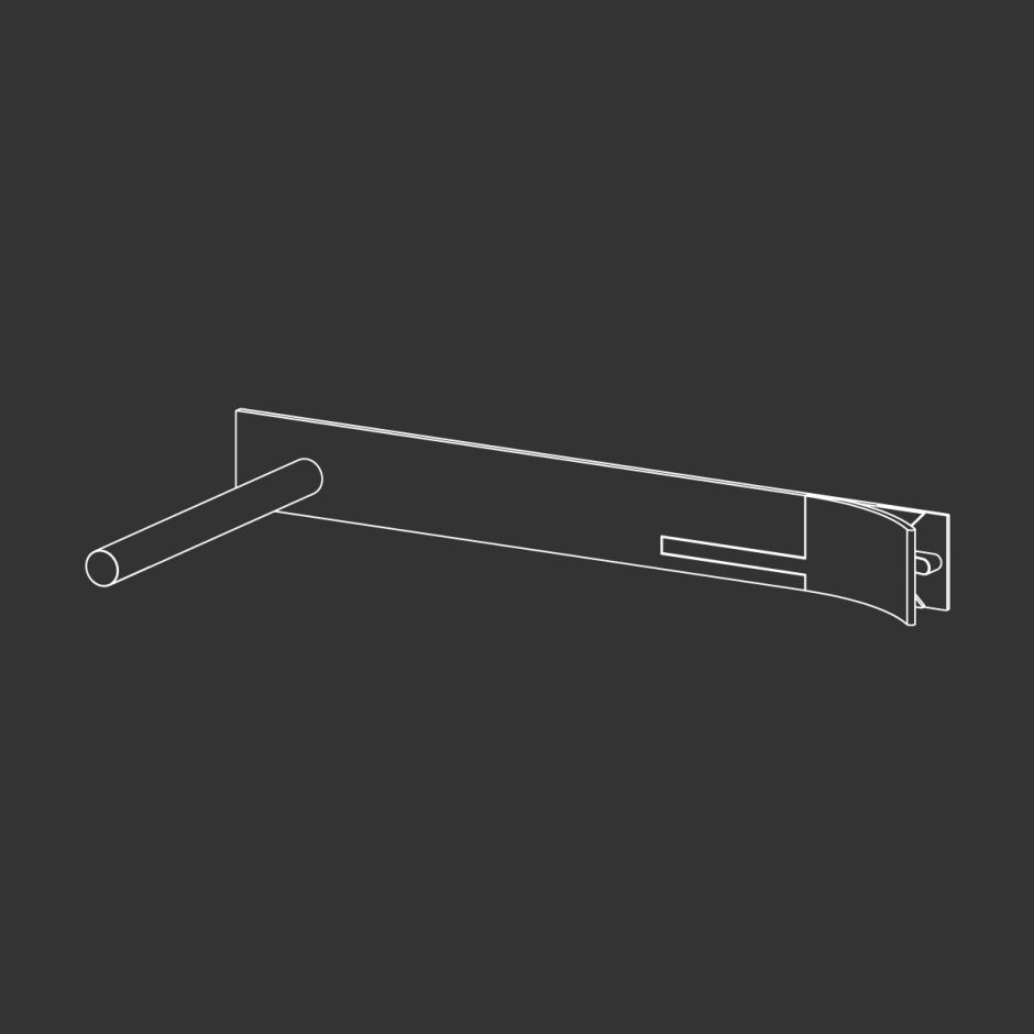 Изображение Смеситель настенный Cea Design Cut Plus CUT 03 излив слева