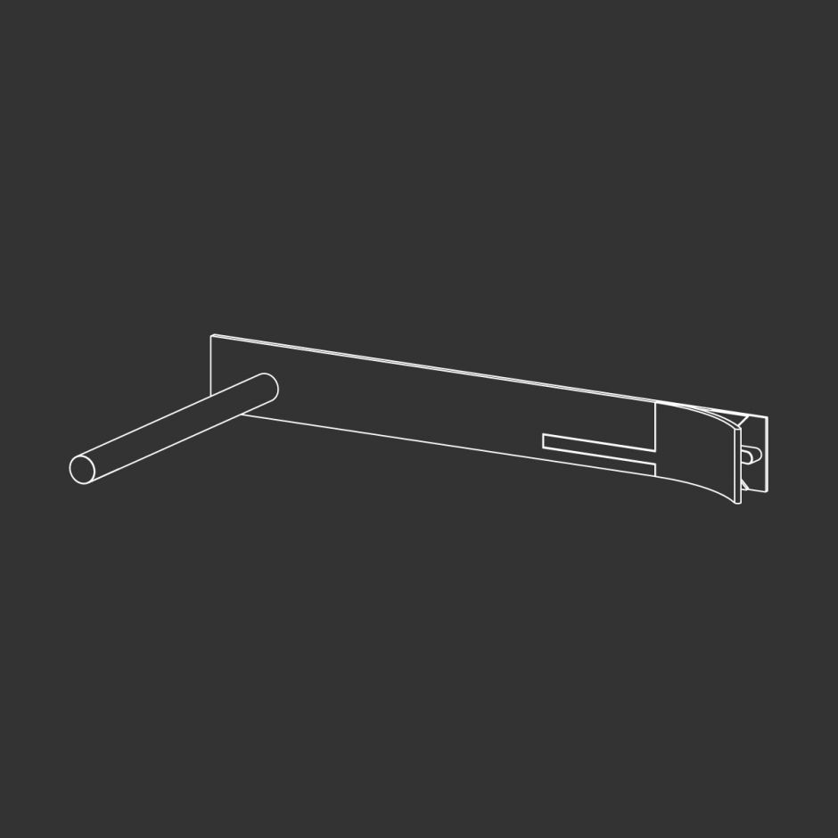 Смеситель Cea Design Cut Plus CUT 04 настенный, излив слева