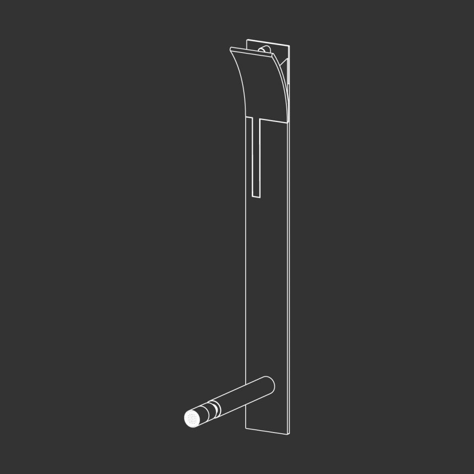 Изображение Смеситель для биде Cea Design Cut Plus CUT 05 вертикальный