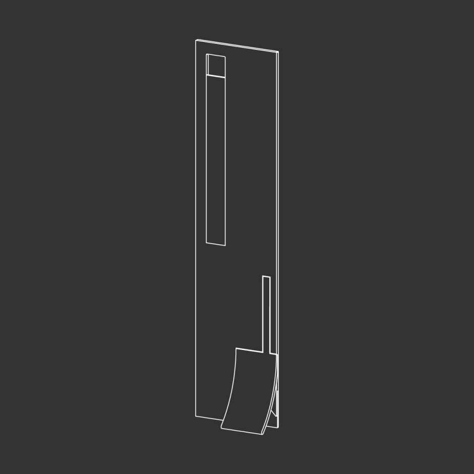 Смеситель для душа Cea Design Cut Plus CUT 70 со встроенным ручным душем