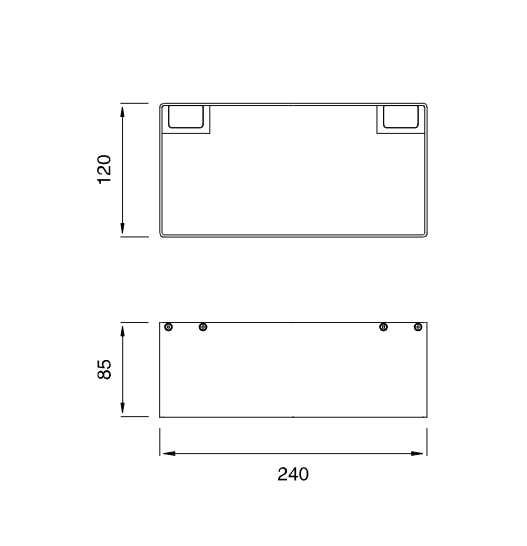 Полка Cea Design Duet DET 103 металлическая ФОТО