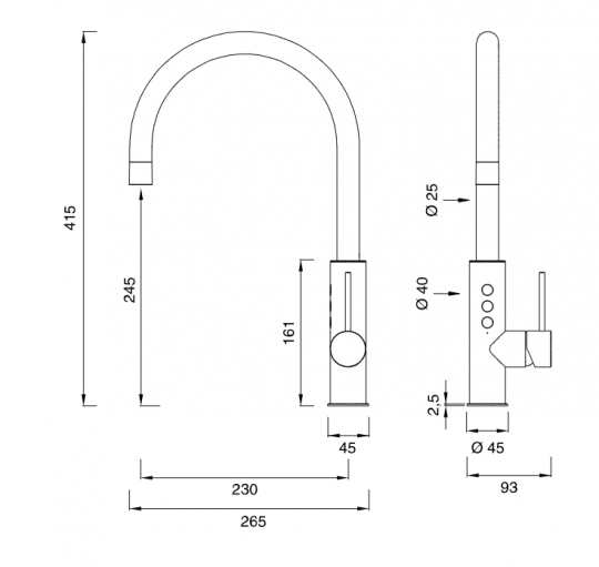 Кран для фильтрованной воды Cea Design Eco-Drinking Tap Water ETW 33 схема 2 Кран для фильтрованной воды Cea Design Eco-Drinking Tap Water ETW 33 схема 2