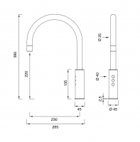 Кран для фильтрованной воды Cea Design Eco-Drinking Tap Water ETW 39 схема 2