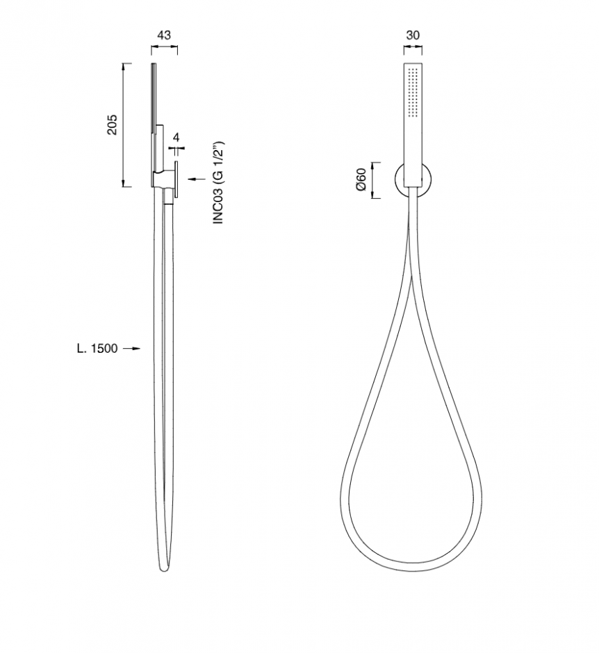 Душевой гарнитур Cea Design Ayla AYL 95 ФОТО