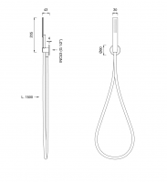 Душевой гарнитур Cea Design Ayla AYL 95 схема 2 Душевой гарнитур Cea Design Ayla AYL 95 схема 2