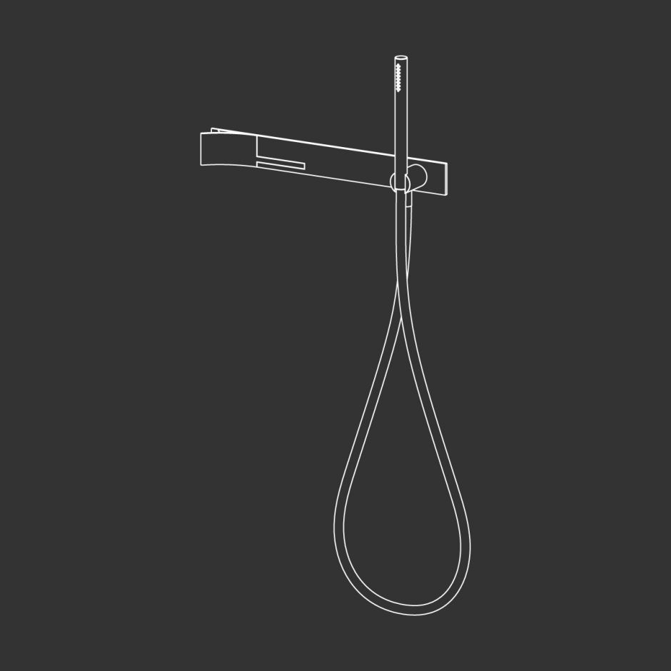 Изображение Смеситель для ванной Cea Design Cut Plus CUT 35 без излива