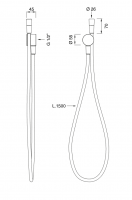 Душевой гарнитур Cea Design Flex FLX 05 схема 2 Душевой гарнитур Cea Design Flex FLX 05 схема 2