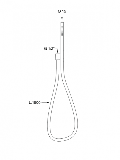 Настенный душевой гарнитур Cea Design Flex FLX 08 схема 2