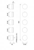 Запорный вентиль Cea Design GIOTTO термостатический GIO48 схема 2