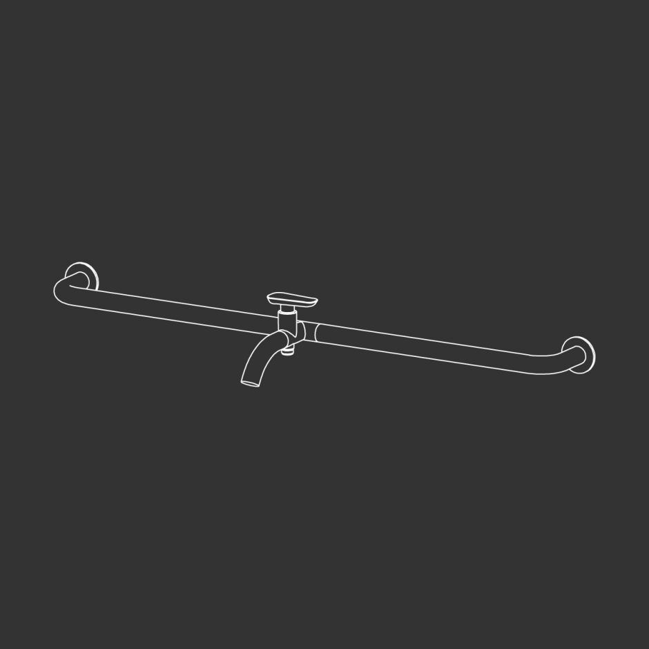 Изображение Настенный излив для сада Cea Design HOK нержавеющая сталь HOK09S