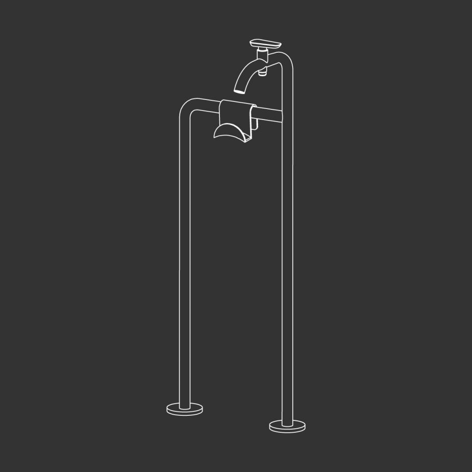 Излив для сада Cea Design HOK нержавеющая сталь HOK31S