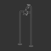 Излив для сада Cea Design HOK нержавеющая сталь HOK31S схема 1