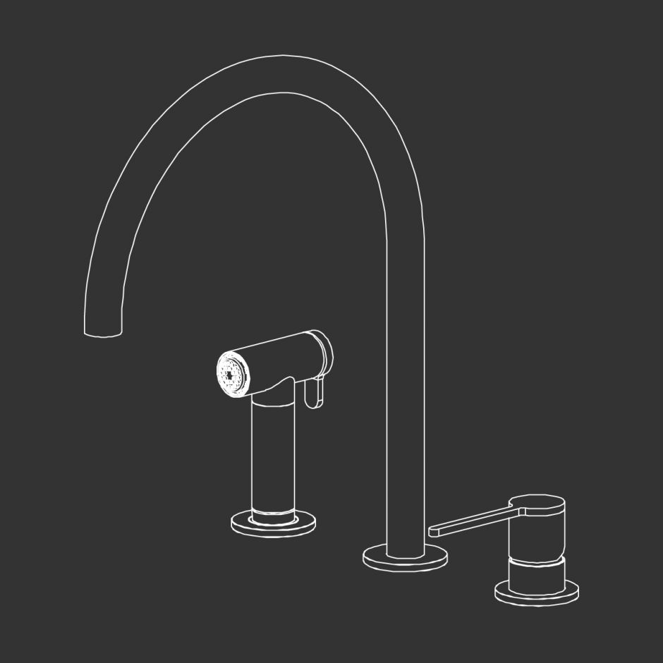 Изображение Кухонный смеситель Cea Design INNOVO с поворотным изливом INV95