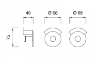 Набор из двух ключков Cea Design LUTEZIA LTZ115 схема 2