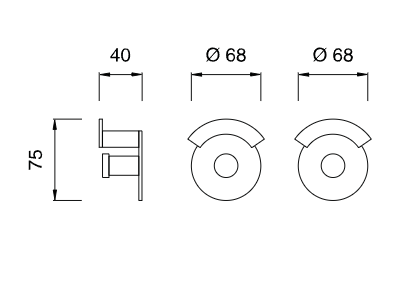 Набор из двух ключков Cea Design LUTEZIA LTZ115 схема 2