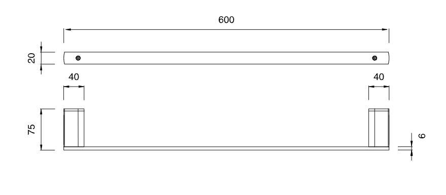 Настенный полотенцедержатель Cea Design LUTEZIA нержавеющая сталь LTZ117 ФОТО