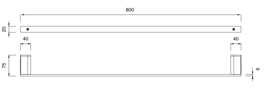 Полотенцедержатель Cea Design LUTEZIA LTZ118KDL настенный ФОТО