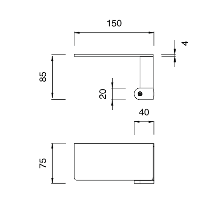 Настенная полка Cea Design LUTEZIA LTZ122 ФОТО
