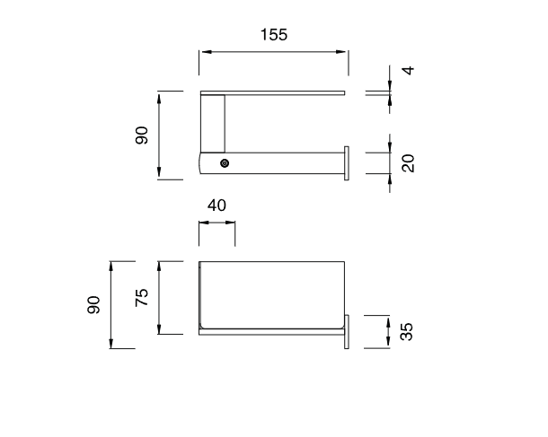 Держатель для туалетной бумаги Cea Design LUTEZIA нержавеющая сталь LTZ127 ФОТО