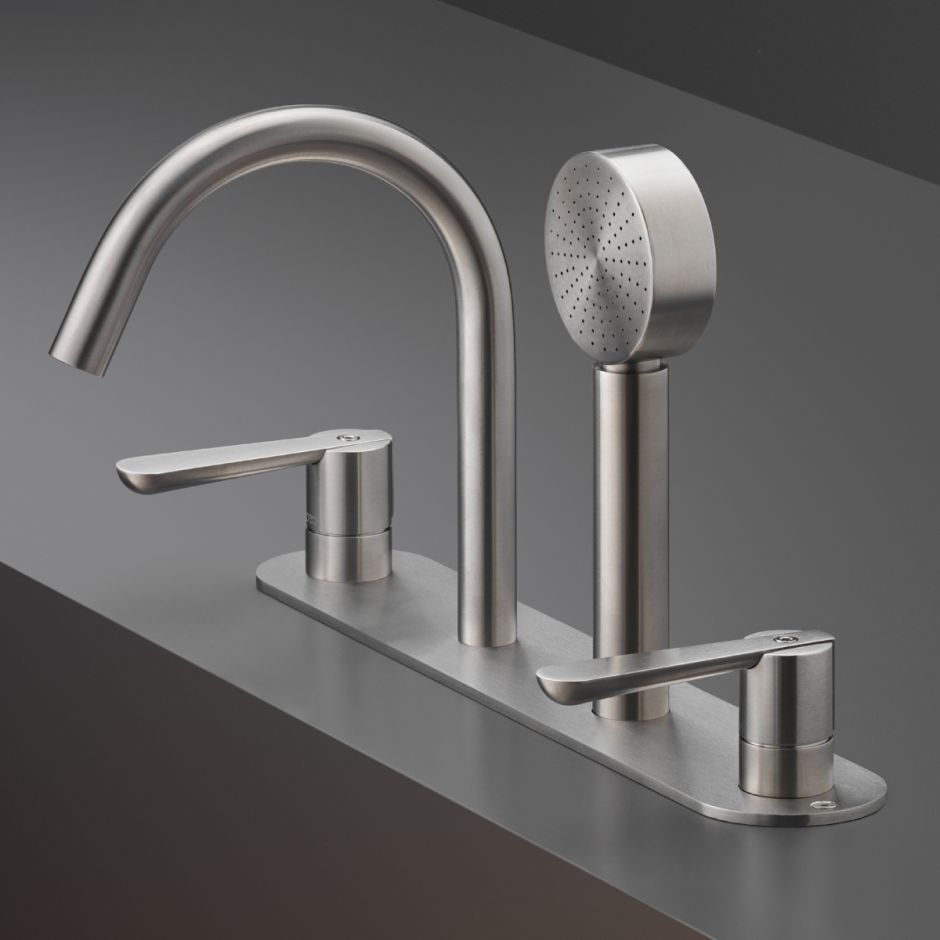 Смеситель на борт Cea Design LUTEZIA с изливом, с выдвижной лейкой LTZ97